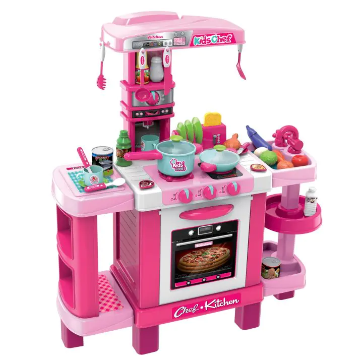 Детска кухня с реакция при докосване Buba 008-938, Розова, (35943754)