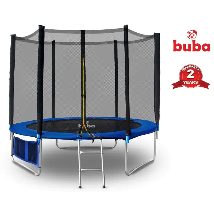 Детски батут Buba 10FT (305 см) с мрежа и стълба, (15600)