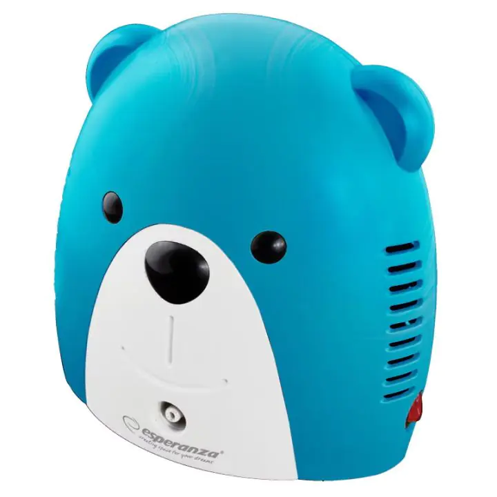 Детски инхалатор Esperanza ECN004, 10 ml, 0.3 ml/min, Мече, Син, (35922809)