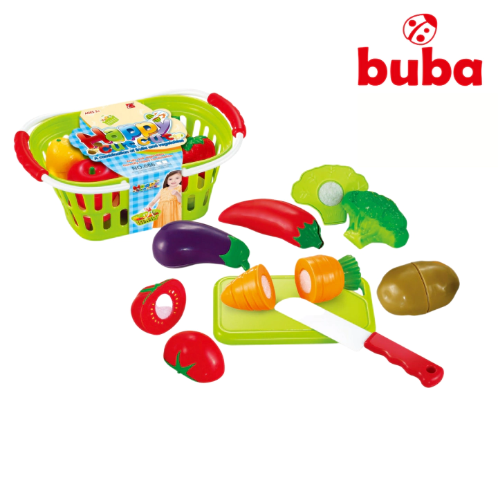 Детски комплект кошница с плодове Buba Shopping 666-27, малък, (14906)