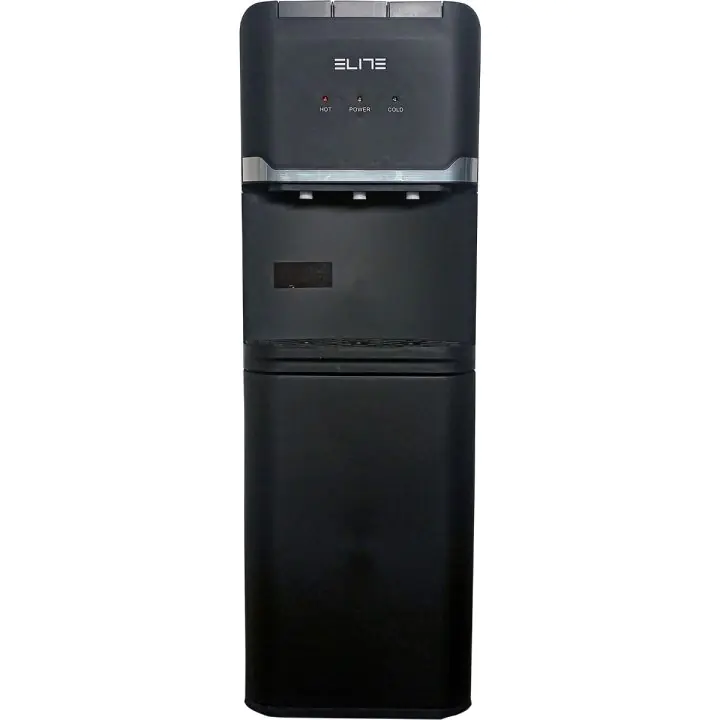 Компресорен диспенсър за вода с три чучура ELITE WDC-2565 BL, 550W, Черен, (15822)
