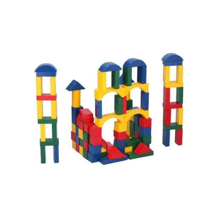 Дървени блокчета Marionette 27002, 100 броя, (18804)