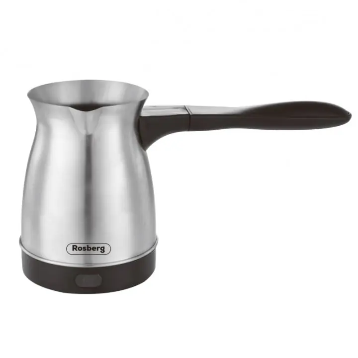 Джезве електрическо Rosberg R51165A, 600W, 300 ml, Защита, Инокс, (13081)