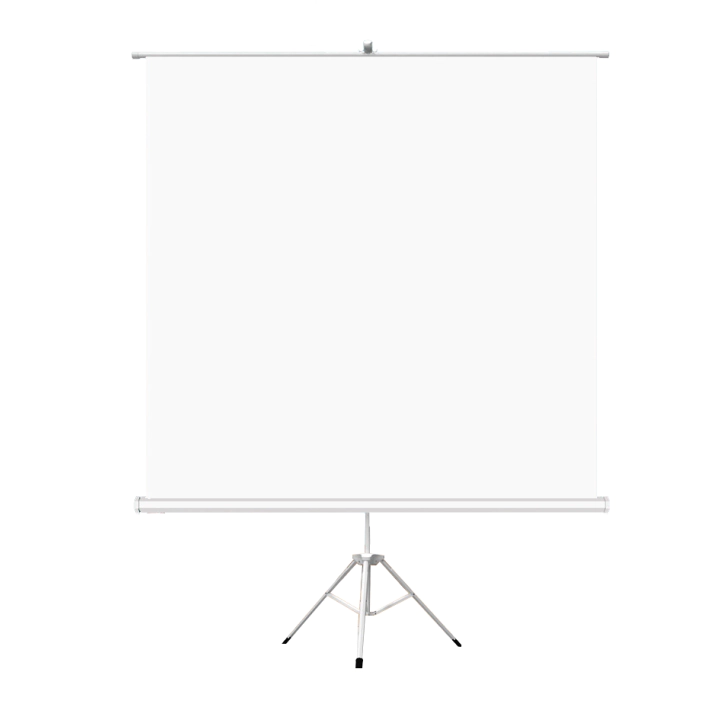 Екран на стойка ESTILLO, 180 x 180, 1:1, Бял, (35936330)