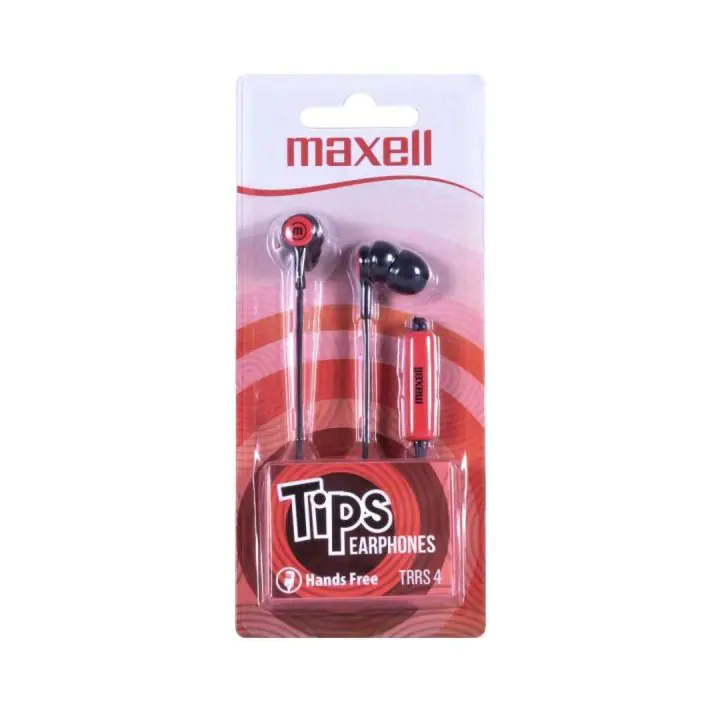 Слушалки тапи с микрофон MAXELL IN-TIPS RED, (35939583)