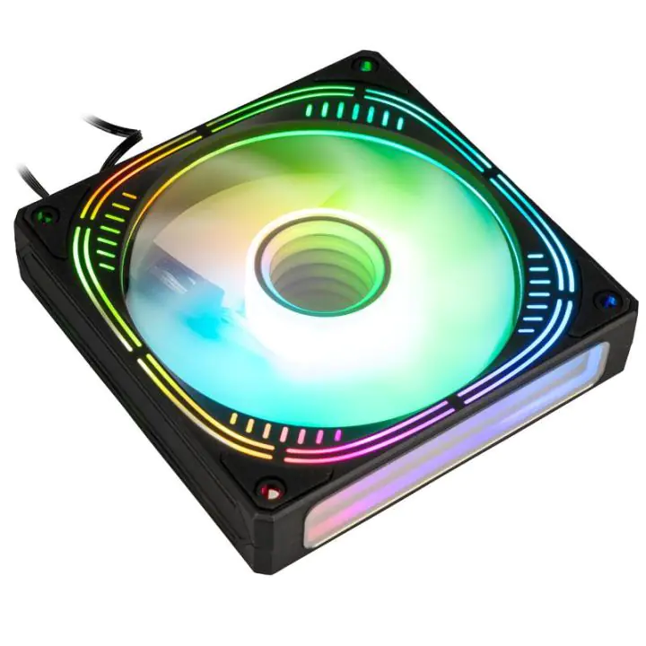 Вентилатор Kolink Umbra Void Pro 120mm ARGB, PWM, Черен, (35937155)