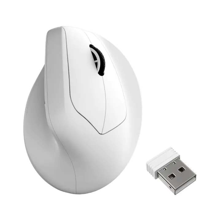 Ергономична мишка Keychron M5 Wireless 8K - White, (35939696)