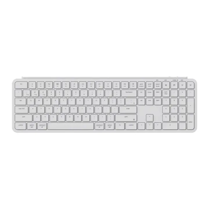 Безжична клавиатура Keychron B6 Pro Ultra-Slim - Ivory White, (35939688)