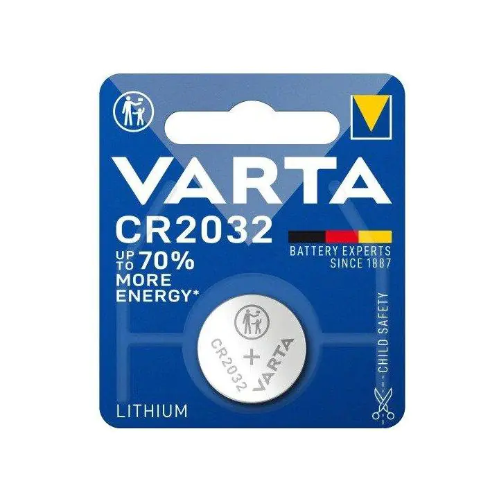 Бутонна батерия литиева VARTA CR2032 3V 1 бр. в блистер, (35936563)