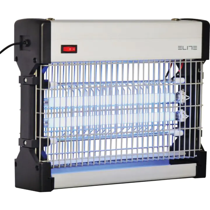 Инсектицидна лампа против насекоми ELITE IK-0423-50м, до 50 м2, Бял, (16173)