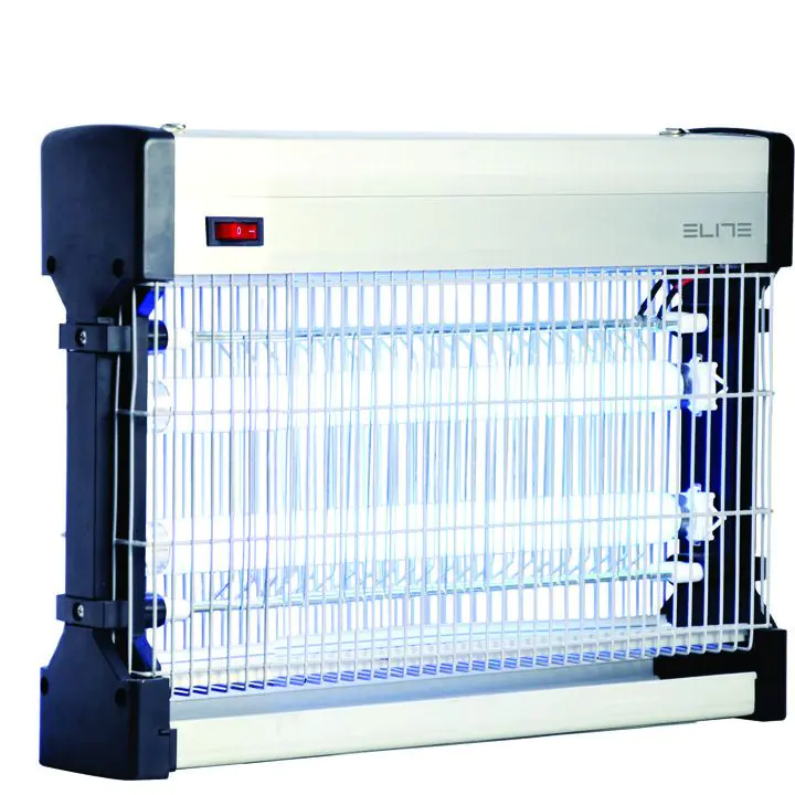 Инсектицидна лампа против насекоми ELITE IK-0424-80M, до 80м2, UV, Бял, (16172)