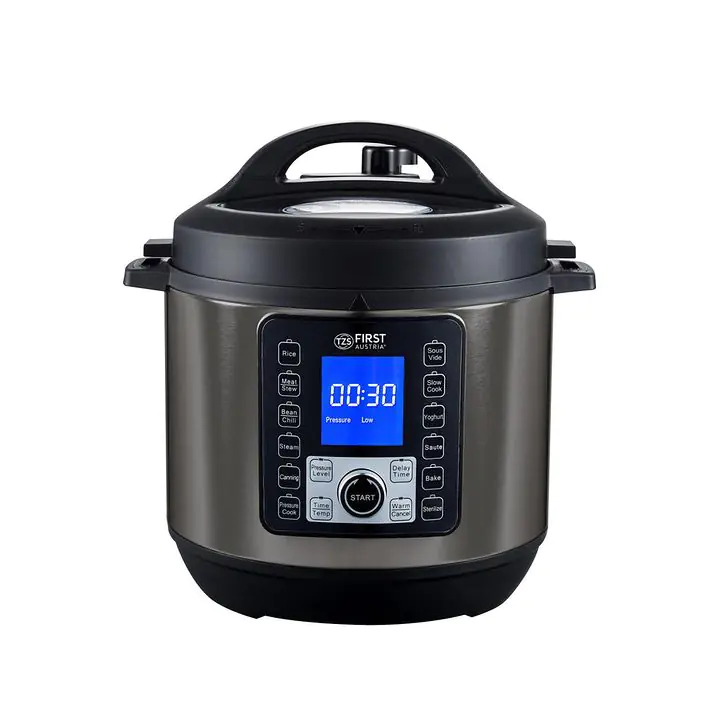 Тенджера под налягане FIRST FA-5130-2-GR, 6 литра, LCD DISPLAY, (15843)