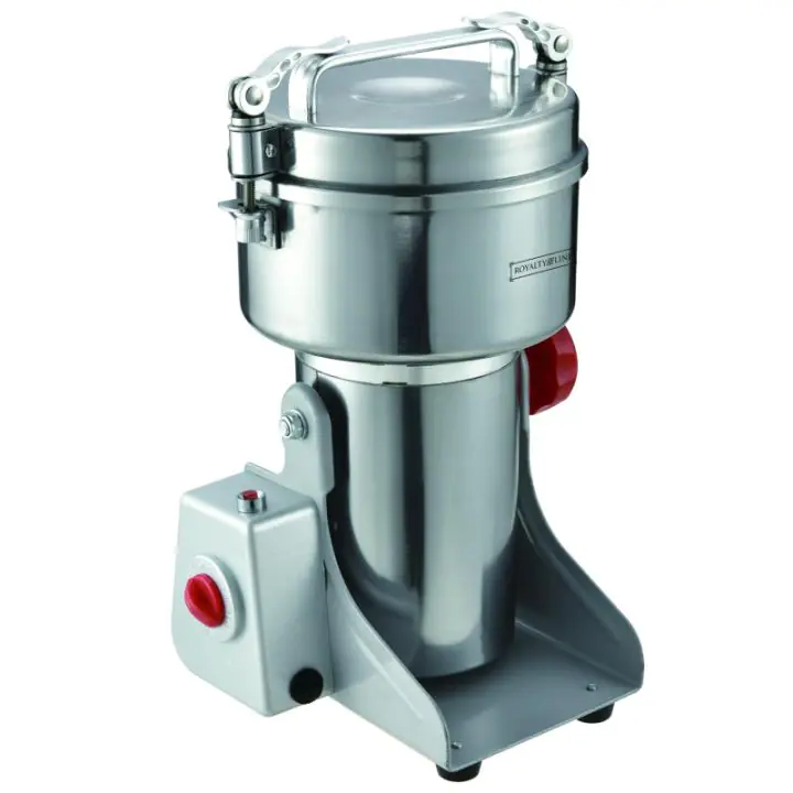 Електрическа мелница за зърно и подправки Royalty Line RL-FG21803, 2000W, 800 гр, 36000 об/мин, Таймер, Инокс, (35946054)