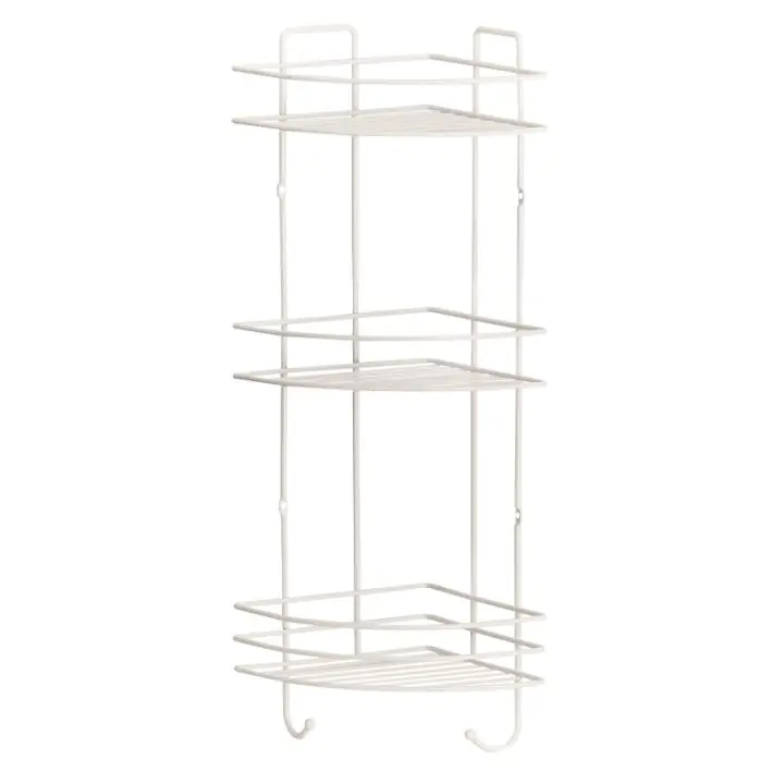 Етажерка за баня Metalife DB-717, 18х18х52 см, 3 нива, Бял, (20699)