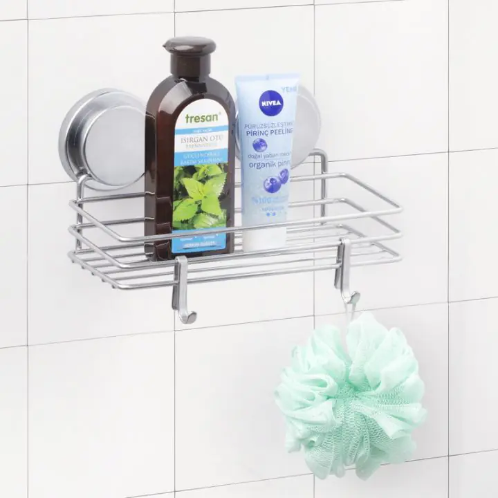 Етажерка за баня Metalife MGKB-718, 11 х 24 см, Хром, (20679)