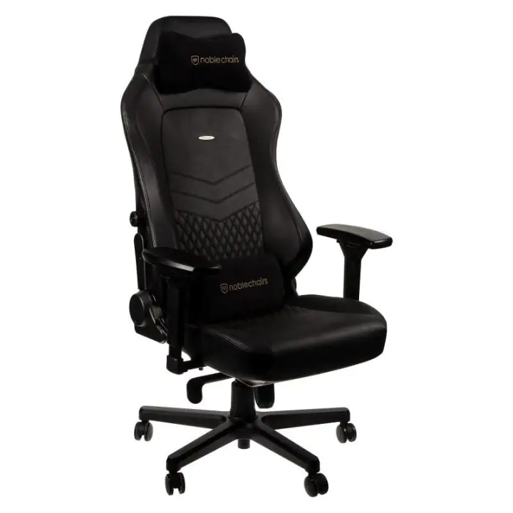 Геймърски стол noblechairs HERO Real Leather, Black, (35933951)