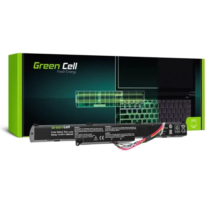 Батерия за лаптоп GREEN CELL, Asus A41-X550E F550 F750 K550 K750 R510 R750 X550 X750, 14.4V, 2200mAh, (35933505)