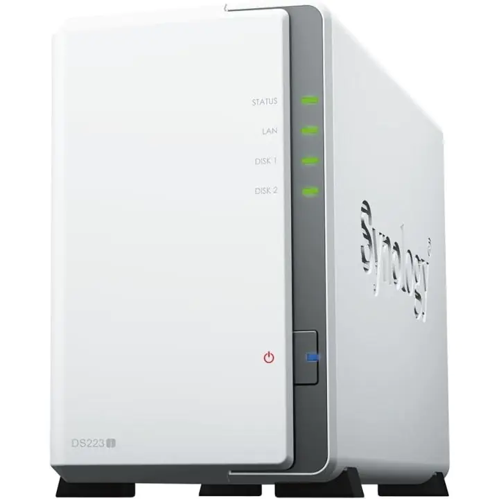 Мрежов сторидж Synology DS223j, За 2 диска, Realtek RTD1619B 4-core 1.7GHz, 1 GB, (35936445)