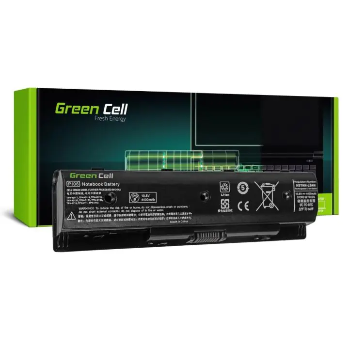 Батерия за лаптоп GREEN CELL, PI06 for HP Pavilion 14 15 17 Envy 15 17 LB4N, 10.8V, 4400mAh, (35933485)