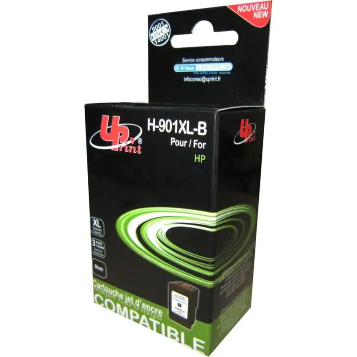 Мастилница UPRINT CC654A HP, Черен, (35932460)