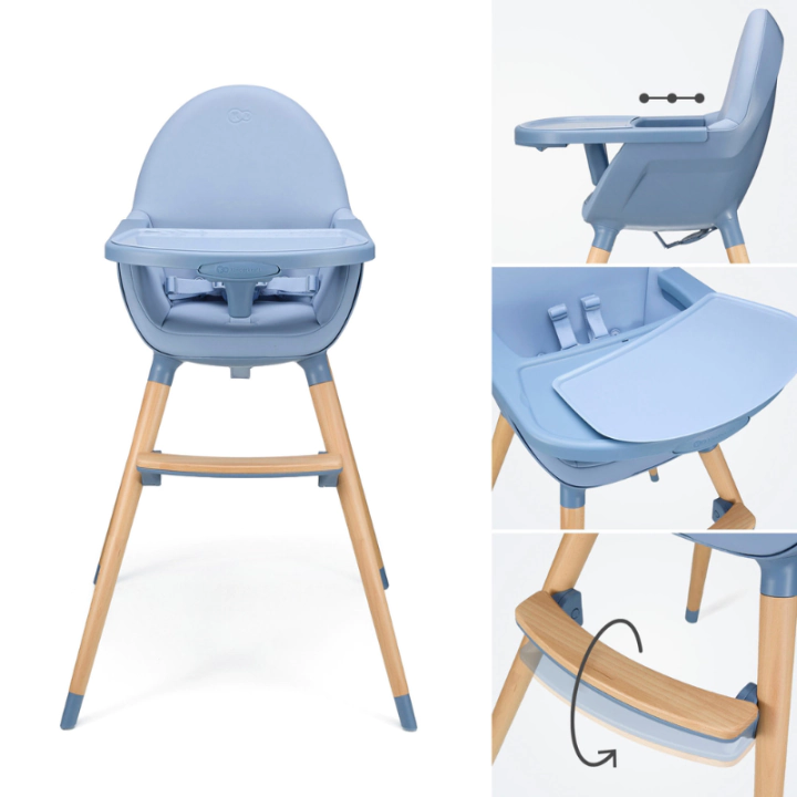 Столче за хранене Kinderkraft FINI 2 NORDIC BREEZE, (35948669)