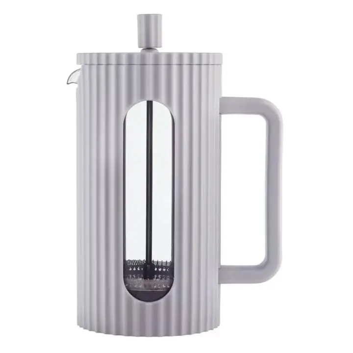 Френска преса за кафе/чай Klausberg KB 7752, 1 l, Ненагряващ се корпус, Стъкло, Сив, (35922569)