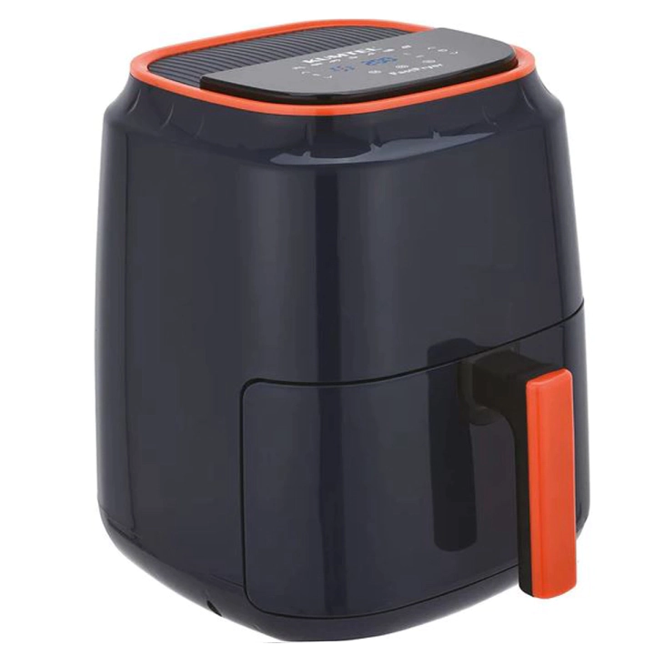 Фритюрник KUMTEL Airfryer HAF-09, 1250W, 5.5 литра, LED Дисплей, Черен, (20649)
