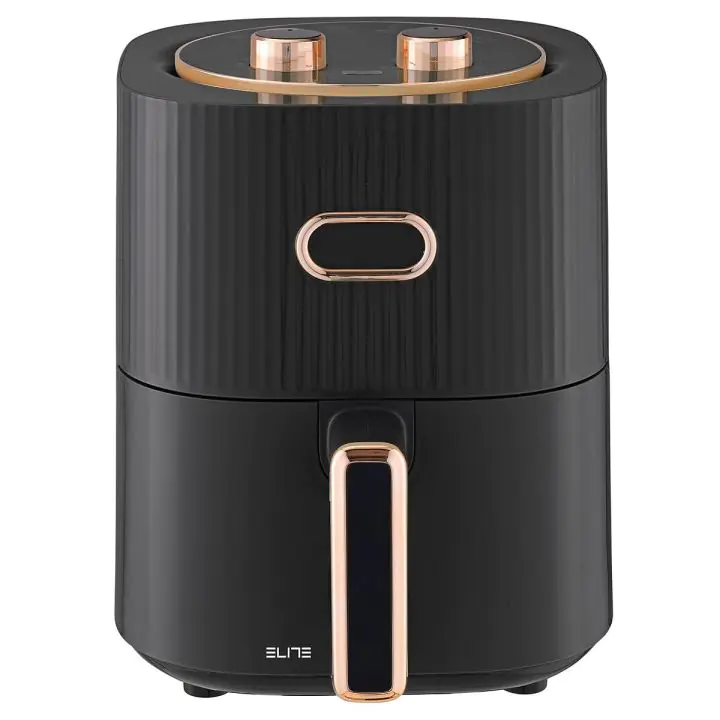 Фритюрник с горещ въздух ELITE AF-1243, 1300W, 5 L, Черен, (22127)