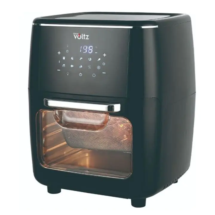 Фритюрник-фурна с горещ въздух Oliver Voltz OV51980AO, 1700W, 13 л, 10 програми, 65-200°C, Въртящи се шишове и кошница, Тъч скрийн, Втасване, Черен, (35950087)