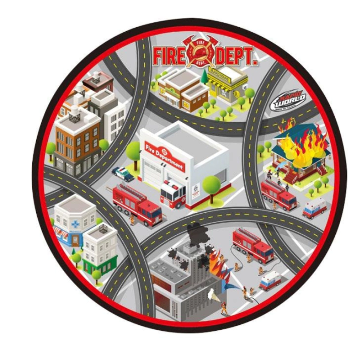 Gearbox подложка за игра с колички Пожарна, (35945199)