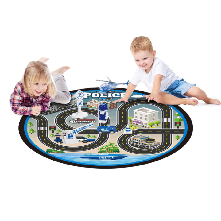 Gearbox подложка за игра с колички Полицейски, (35945198)