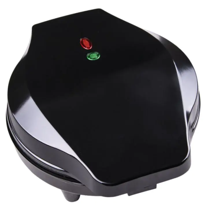 Гофретник Rosberg R51442GB, 1200W, Форми - сърца, Незалепващ, Черен, (55R51442GB)