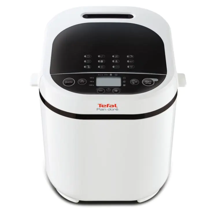 Хлебопекарна Tefal Pain Dorе PF210138, 700W, 1000/750/500 гр., 3 степени на изпичане, 12 Програми, Бял, (17462)