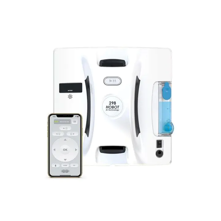 Hobot 298 робот за прозорци с вграден контейнер, бял, (17071)