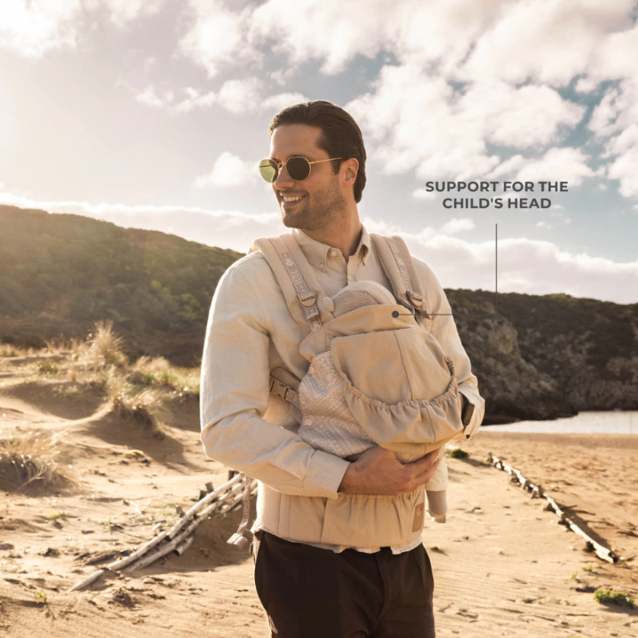 Ергономична раница KinderKraft HUGGY, Bizuu Dune Whisper, (35944629)