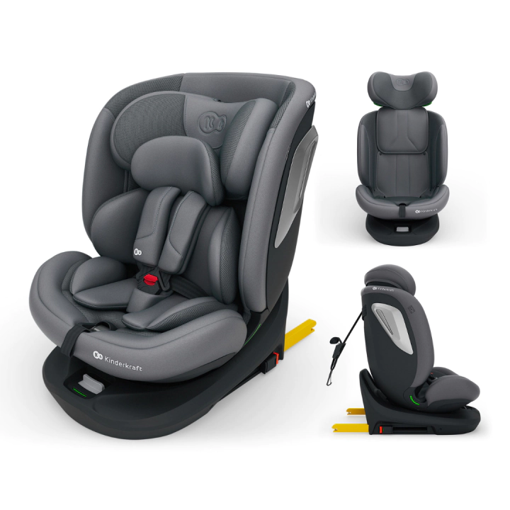 Kinderkraft I-Grow 2 PLUS столче за кола 40-150 cm GREY, (35948328)