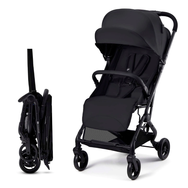 Kinderkraft INDY 3 бебешка количка COAL BLACK, (35948331)