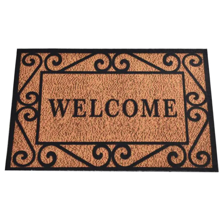 Изтривалка за входна врата Chilai Home 877CHL1025, 40x60 см, PVC, Бежов/Черен, (11435)