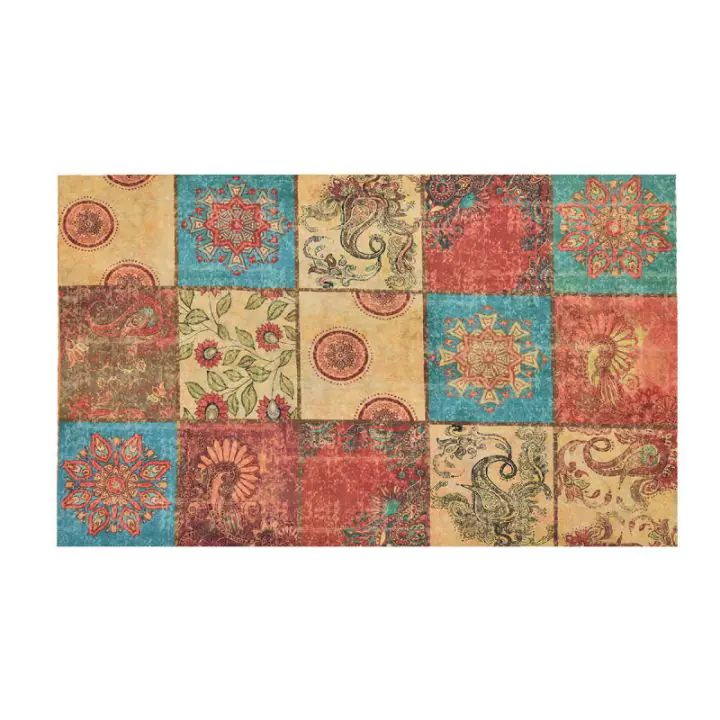 Изтривалка за входна врата Chilai Home 877CHL1041, 40х60 см, PVC, Бежов/Оранжев, (11434)