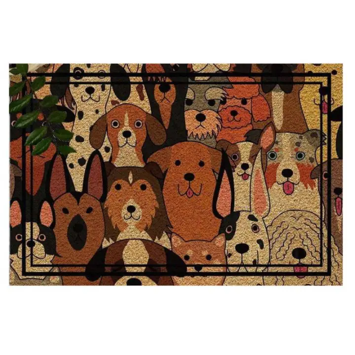 Изтривалка за входна врата Chilai Home 877CHL1174, 40x60 см, PVC, Кафяв, (11437)