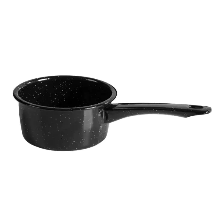 Касерола Rosberg R54521J15, 15x7 см, 0.950 л, Емайл, Индукция, Черен, (20624)