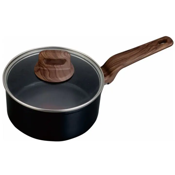 Касерола с капак Oliver Voltz Paris OV54421F18, 18x8.5 см, 1 л, Топлинен сензор, Незалепващо покритие, Индукция, Черен, (35932312)