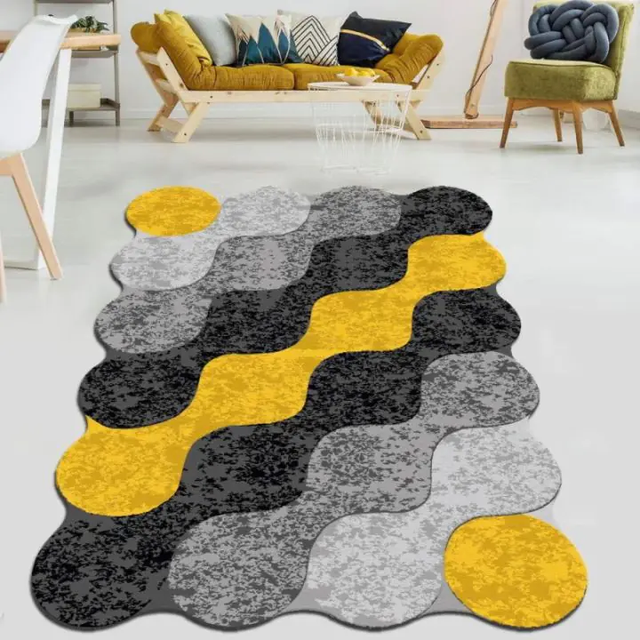 Kилим Chilai Home 286CHL4490, 100x200 см, Кадифени нишки, Полиестер, Сив, (11226)