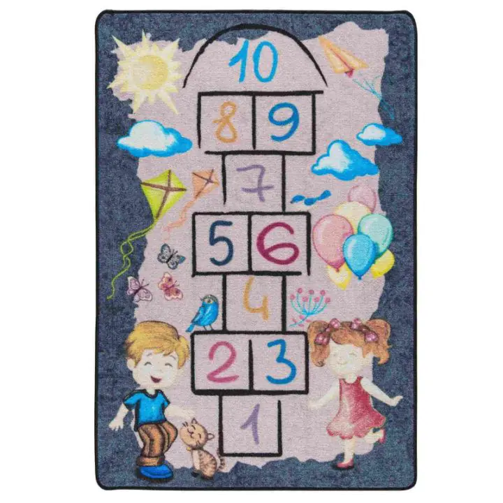 Kилим Chilai Home 770CNF9156, 133x190 см, Aнтибактериални нишки от полиамид, Сив, (770CNF9156)