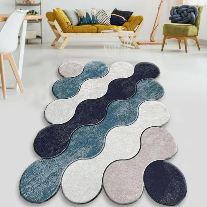 Килим Chilai Home 959CHL2317, 80х120 см, Полиестер, Антибактериален, 10 мм, Многоцветен, (12630)