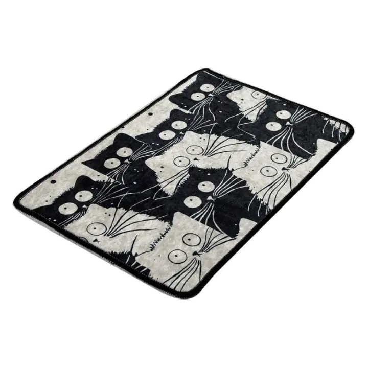 Килим за баня Chilai Home 359CHL1748, 40х60 см, 100% антиалергични нишки от полиамид, Многоцветен, (359CHL1748)