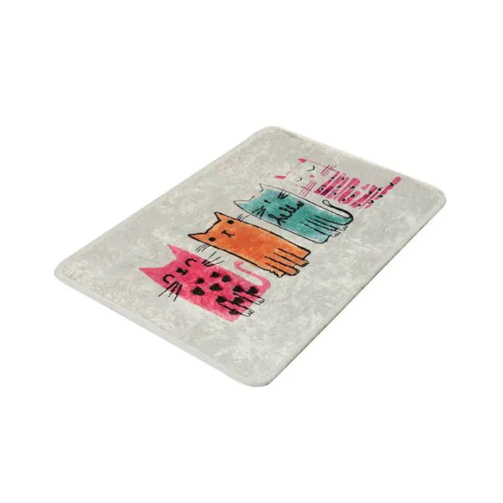 Килим за баня Chilai Home 359CHL4164, 100% антиалергичен микро полиамид, 40х60см, Многоцветен, (11087)