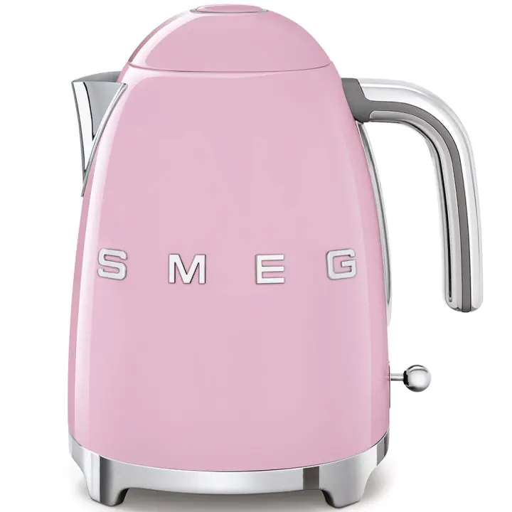 Термокана SMEG KLF03PKEU, 50s Style, 1.7L, 2400W, Розов, (19859)