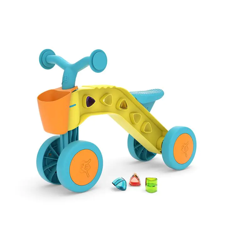 Колело за яздене Chillafish ItsiBitsi Blocks, Жълто, (15235)