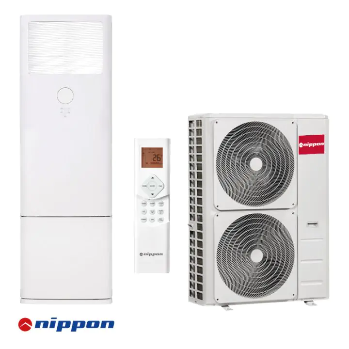 Колонен климатик Nippon NFGD-48HRFN8-Q + NOE30U-48HFN8-R, Трифазен, 48000 BTU, A++/A+, (35948715)